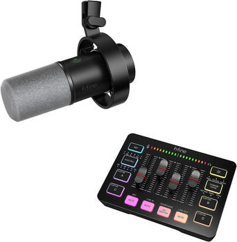 FIFINE K688 + Gaming Audio Mixer SC3 schwarz