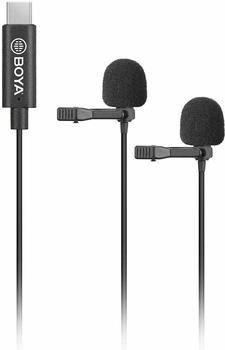Boya BOYA BY-M3D Digital Dual-head USB Type-C Lavalier Compatible with iPad Pro Mac PC Samsung Android devices - 6 Meter Cable