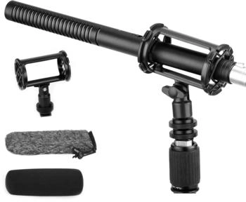 Boya Boya BY-BM6060 microphone Black Long gun microphone
