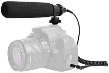 ProSound Shotgun Microphone Super Cardioid Electret Condenser 3.5mm Ja (PROS-10CM)