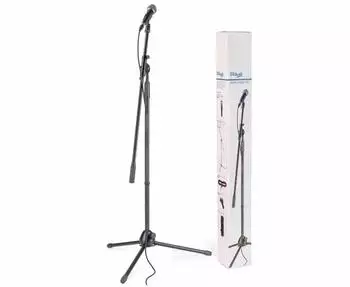 Stagg Stagg SDM50 SET Professional Cardioid Dynamic Microphone with Boom Microphone Stand Cable and Clamp Set Microphone Bundle