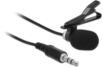 DeLock Krawatten Lavalier Mikrofon Omnidirektional mit Clip 3,5 mm (66279)