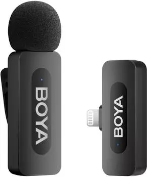 Boya BY-V1 V2.0 Drahtloses Lavalier-Mikrofon für Lightning (BY-V1 V2.0)