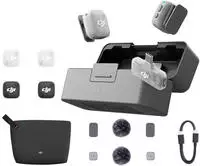 DJI Mikrofon "Mic Mini 2 (2 TX + 1 Mobile RX + Charging Case)"