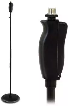 Keepdrum MS124 Einhand-Mikrofonständer mit Rundsockel (MS124)