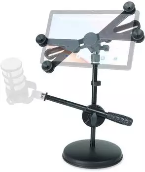 Keepdrum MS031 Mikrofon-Tischstativ mit Tablet-Halter (ms031-iph02)