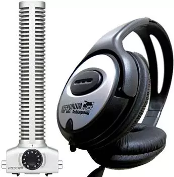 Zoom SGH-6 Shotgun Video-Mic Kapsel mit Kopfhörer (SGH-6-KH)