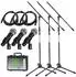 Pronomic DM-58-C Vocal Mikrofon 3er Starter Set (00072665)
