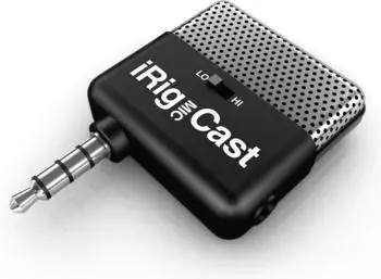 IK Multimedia iRig Mic Cast 2 Duales Ultrakompaktes Kondensatormikrofon