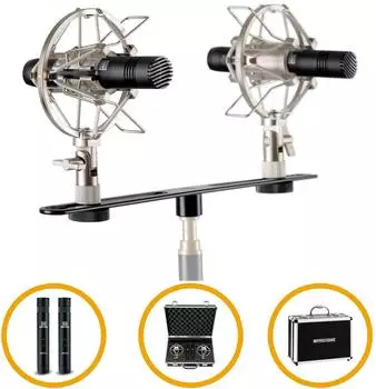 Pronomic SCM-1 Kleinmembran-Kondensatormikrofon Stereo-Set (00058377)