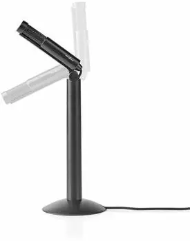 Nedis MICSJ100BK Omnidirektionales Kondensatormikrofon 3,5mm Klinke (MICSJ100BK)
