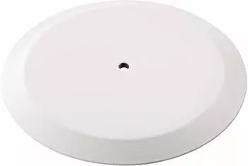K & M 26700 Rundsockel für Distanzstangen, weiß, Stahl, Ø 45cm (26700-000-76)