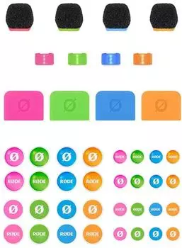 Rode Colors 3 Farbfilter & Kennzeichnungs-Set f&uuml;r Wireless GO II / Lavalier II (COLORS3)