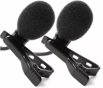 IK Multimedia iRig Mic Lav Lavalier-Mikrofon für Mobilgeräte, 2er-Pack (IP-IRIG-MICLAV2P-IN)