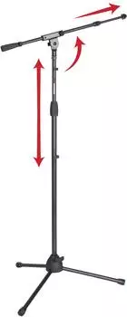 Gator GFW-MIC-2020 Mikrofonstativ mit Teleskopausleger (GFW-MIC-2020)