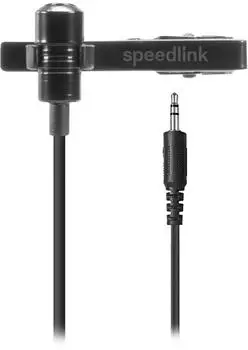 Speedlink SPES Ansteckmikrofon, kompakt, schwarz (SL-800006-BK)