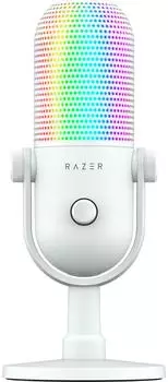 Razer Seiren V3 Chroma USB-Mikrofon, RGB, 32-Bit DSP, weiß