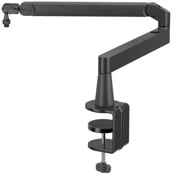 Boya MIC ARM LP Low Profile Boom Arm Mikrofon-Tischhalterung, schwarz (MIC ARM LP)
