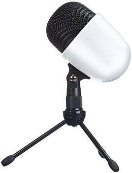AmazonBasics Mini-Kondensatormikrofon, Tischmikrofon weiß