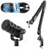 schwarz + PSA-1+ + Kabel: Rode PodMic USB