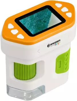 Bresser Junior 13767 Digitales Taschenmikroskop f&uuml;r Kinder mit Display, 94x Vergr&ouml;&szlig;erung (13767)