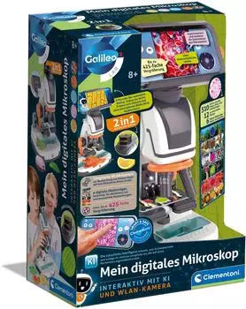 Clementoni Mein digitales Mikroskop 2-in-1