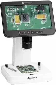 Toolcraft TO-9407067 Digital-Mikroskop 300x Auflicht, Durchlicht (TO-9407067)