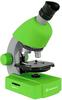 Bresser Mikroskop Junior, grün, 40x-640x, LED, mit Smartphone-Adapter und...