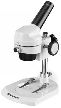 Bresser Junior Auflichtmikroskop mit 20-facher Vergrößerung und stabilem Gehäuse aus Metall