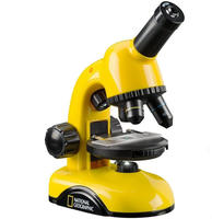 Bresser 14551 - NATIONAL GEOGRAPHIC Einsteiger-Mikroskop (gelb) 40-800x