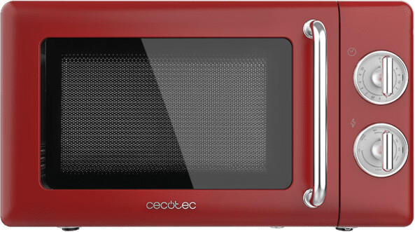Cecotec ProClean 3110 Retro Mechanical Microwave Red
