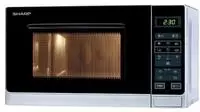 Sharp R 242 INW inox Mikrowelle 800W 20L 5 Stufen 25,8x44x35,9cm