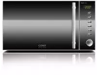 Caso Mikrowelle "MG 20" Grill 800 W silberfarben