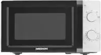 MEDION - MD 11475 Mikrowelle schwarz/wei&szlig; 20l