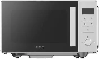 ECG MTD 2591 FGCX Flachbett-Mikrowelle mit Grill- und Hei&szlig;luftfunktion, silber (MTD 2591 FGCX)