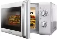Privileg Mikrowelle "148438" Mikrowelle 800 W mit 5 Leistungsstufen, silber