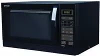 Sharp 181000111, SHARP Mikrowelle R742BKW | 25L | 900W | Grillfunktion 1000W | 6