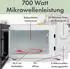 Bomann MW 6014 CB weiß