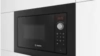 Bosch - Einbau-mikrowelle Bfl623mb3 Schwarz 20 Liter Mit Kindersicherung