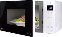 LG Mikrowelle "MS 23 NECBW" Mikrowelle 1000 W Smart Inverter Technologie, echte