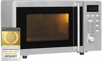Exquisit Mikrowelle UMW 800G-3 Inox, mit 1000 Watt Grill, 800 W, unterbauf&auml;hig,