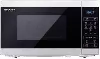 Sharp YC-MS02ES Mikrowelle Schwarz, Silber, Wei&szlig; 800 W