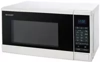 Sharp 18100725, SHARP Mikrowelle Solo R-270W | 20 Liter | 800 W | 10 Stufen | 8