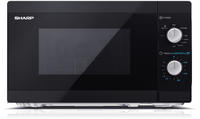 Sharp YC-MG01E-B sw Mikrowelle 800W 20L 5Stufen 25,8x44x34,4cm