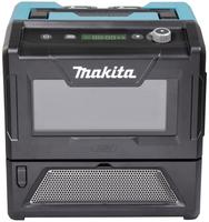 makita MW001GZ Akku-Mikrowelle 350/500 W blau/schwarz mit Pr&auml;mie nach...