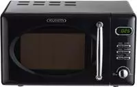 Wolkenstein 13087, WOLKENSTEIN Mikrowelle WMW720, Retro, 700 W, schwarz