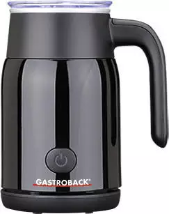 Gastroback Latte Magic Milchaufsch&auml;umer schwarz