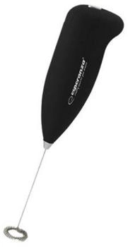 Esperanza EKF001K Manueller Milchaufschäumer Latte Schwarz Milchaufschäumer Schwarz