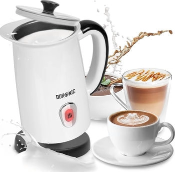 Duronic Milchaufschäumer MF130 Automatischer Milchaufschäumer 240 ml Behälter mit Induktion