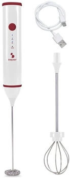 Beper P102SBA008 Milchaufschäumer USB Cappuccino maker Milchaufschäumer Stab mit Schneebesen